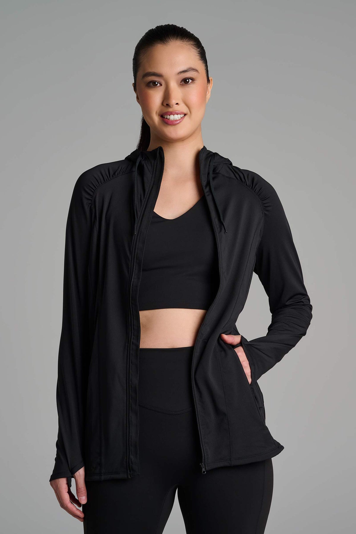 Astir | Women's Full-Zip Jacket | Black