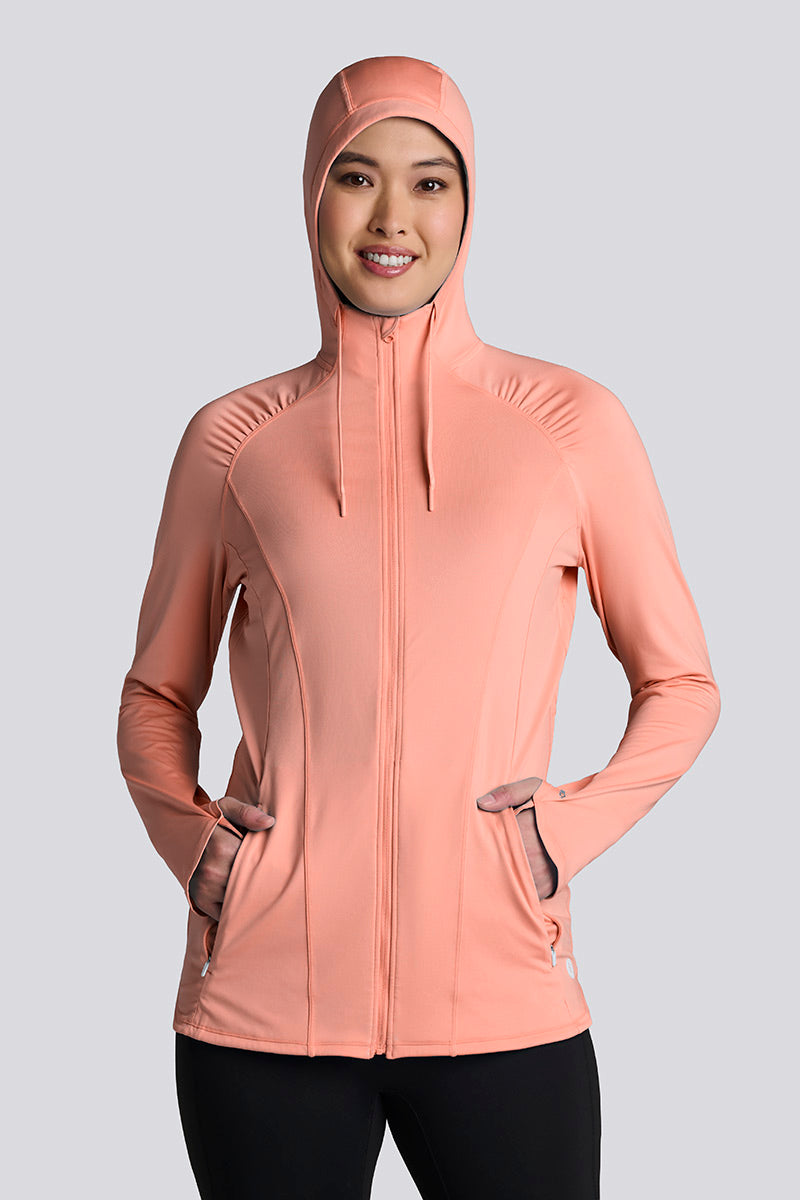 Astir | Women's Full Zip Jacket | Soft Blush