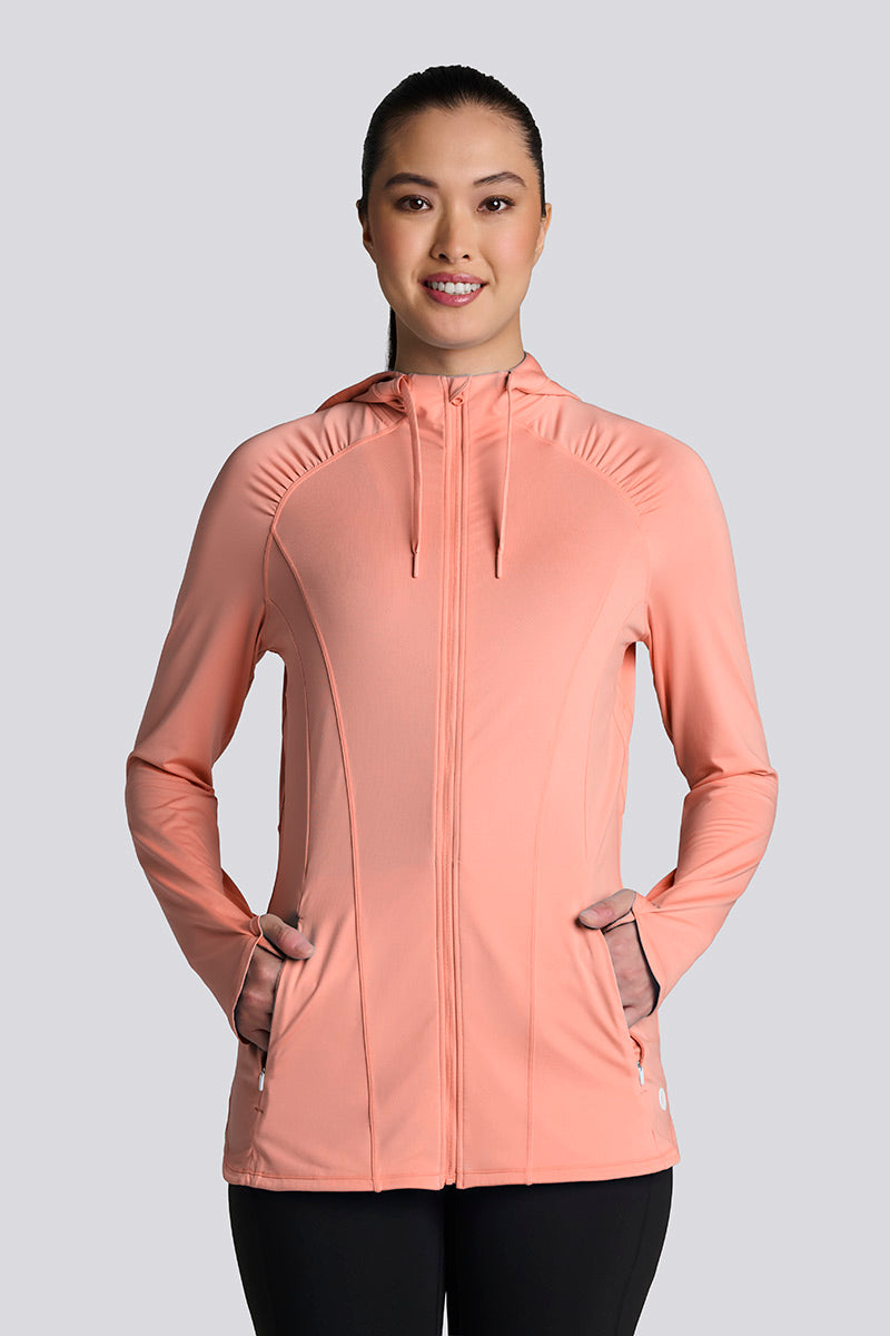 Astir | Women's Full Zip Jacket | Soft Blush