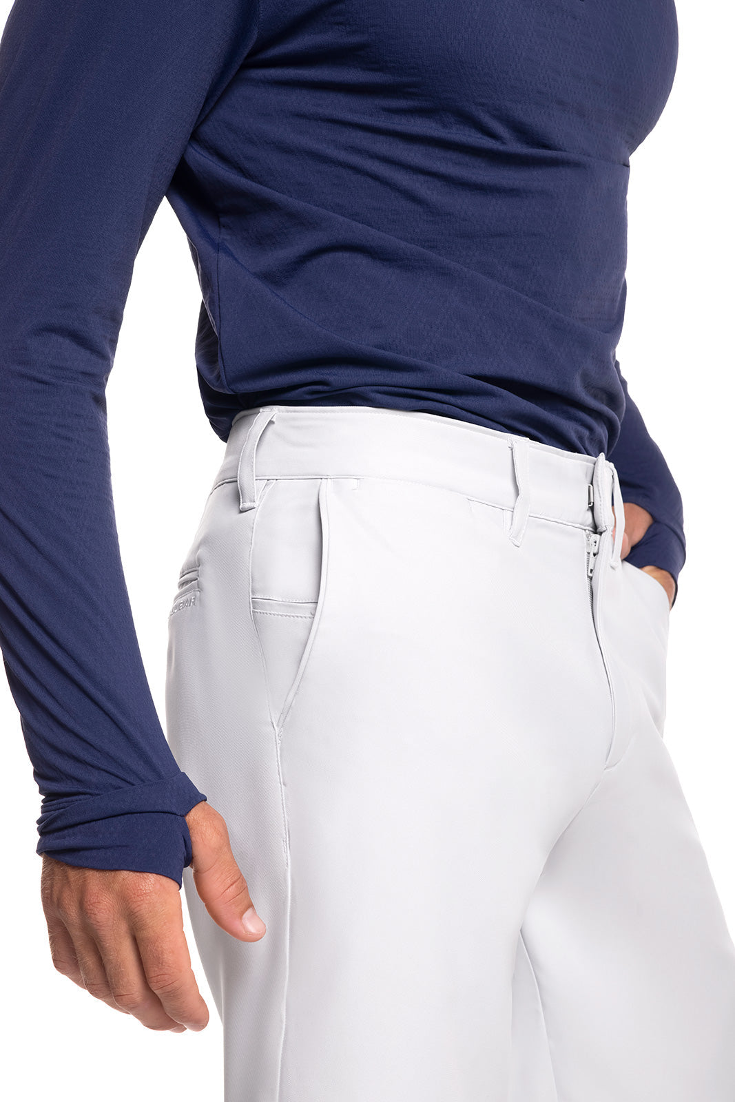 Coolibar Men's Flaig Performance Golf Shorts With Upf Fifty Plus Cooling And Utility Pocket For Men Golfers