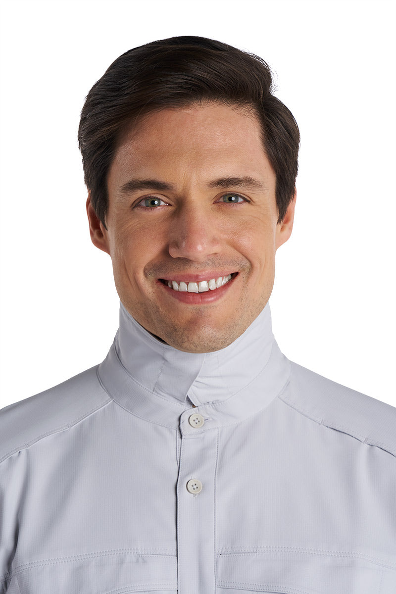 Nassau | Men's Long Sleeve Fishing Shirt | Sleek Grey