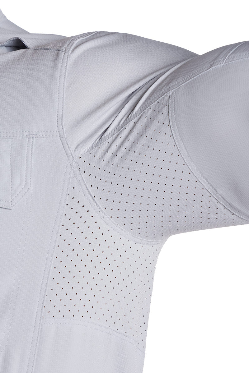 Nassau | Men's Long Sleeve Fishing Shirt | Sleek Grey