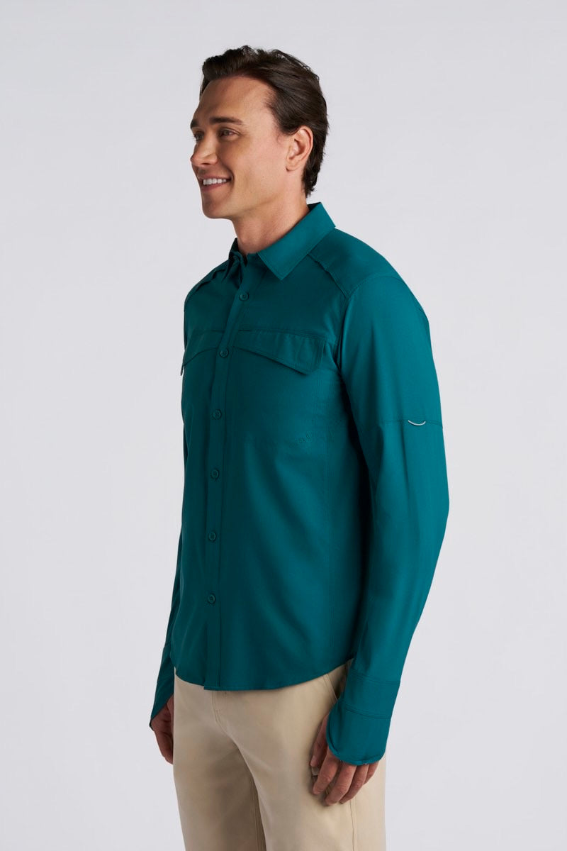 Nassau | Men's Fishing Shirt | Transformative Teal