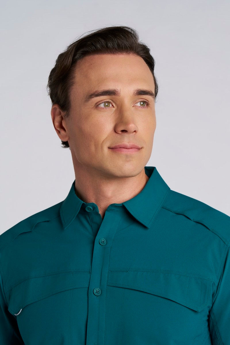 Nassau | Men's Fishing Shirt | Transformative Teal