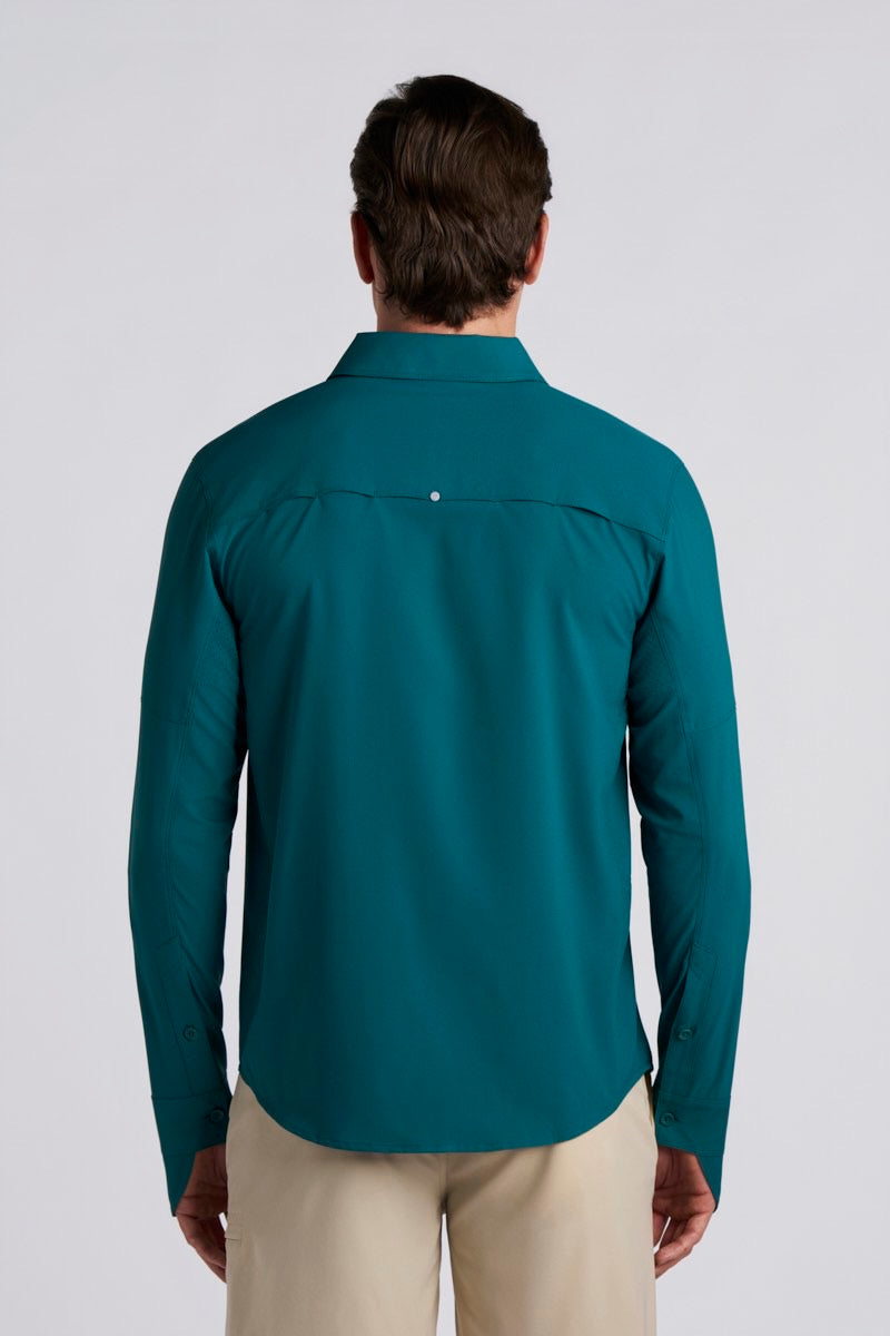 Nassau | Men's Fishing Shirt | Transformative Teal