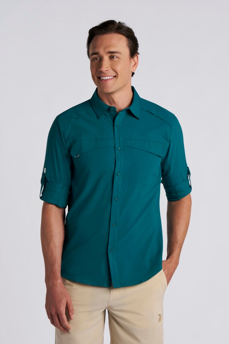 Nassau | Men's Fishing Shirt | Transformative Teal