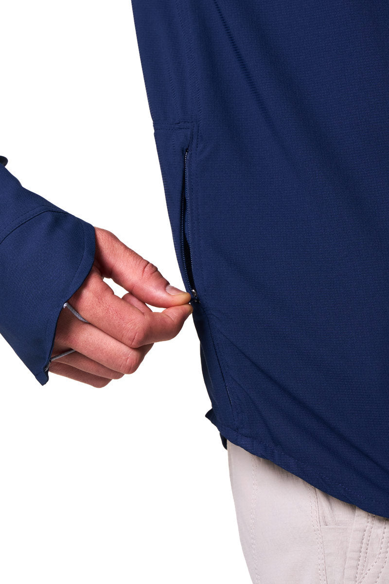 Nassau | Men's Long Sleeve Fishing Shirt | Navy