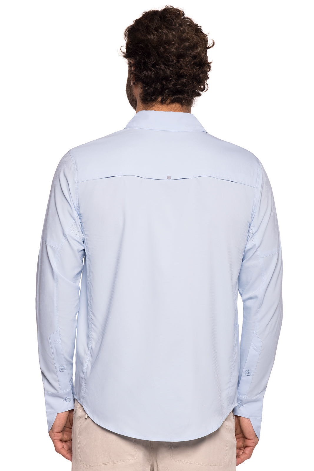 Nassau | Men's Long Sleeve Fishing Shirt | Light Blue