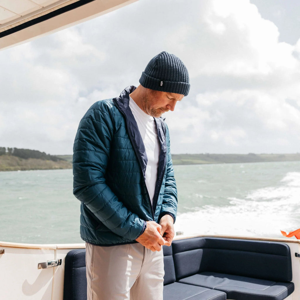 Gill Men's Orion Jacket - Quarry/Flame Red