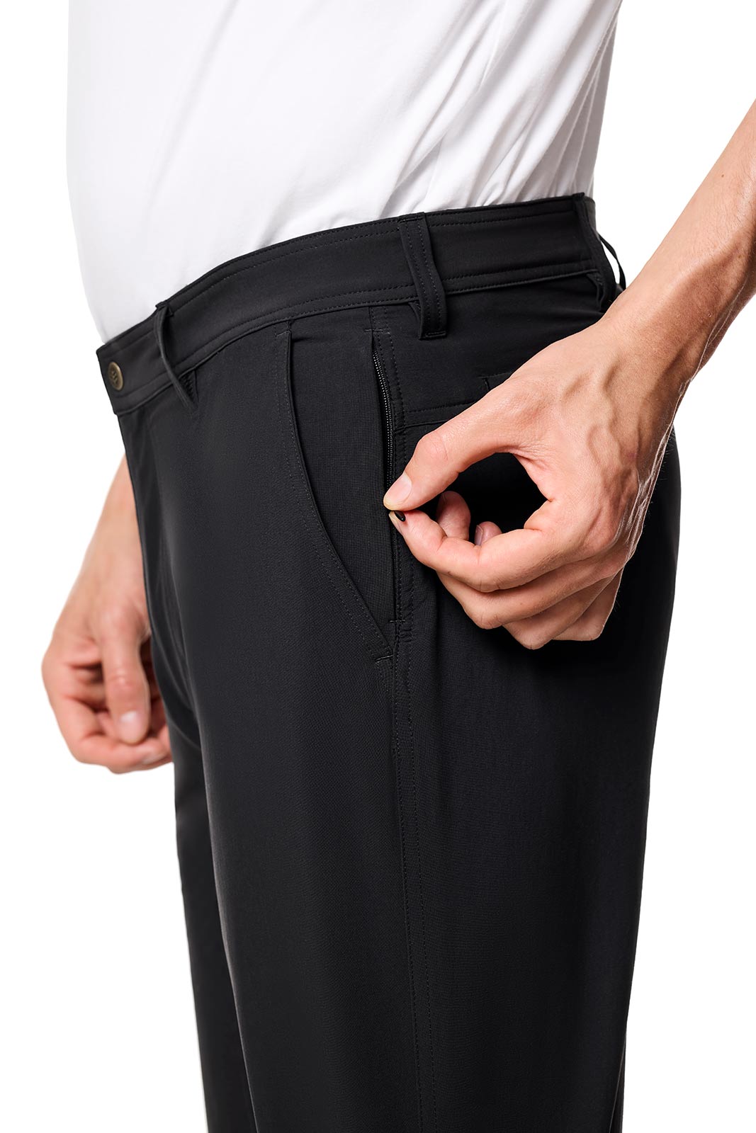 Coolibar Men's South Pointe Summer Casual Pants Chenolite Quick Dry Lightweight Comfort Pockets Everyday Wear