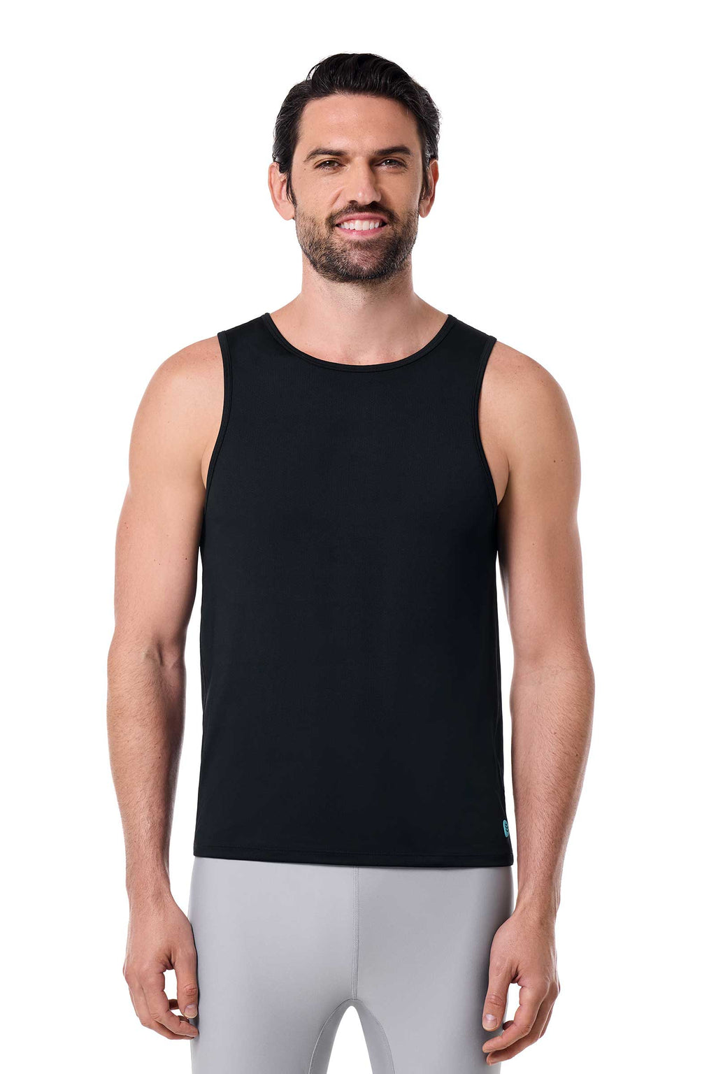 Coolibar Mens Dade Swim Tank UPF50 Relaxed Fit Sleeveless Sun Safe For Men Breathable Comfort
