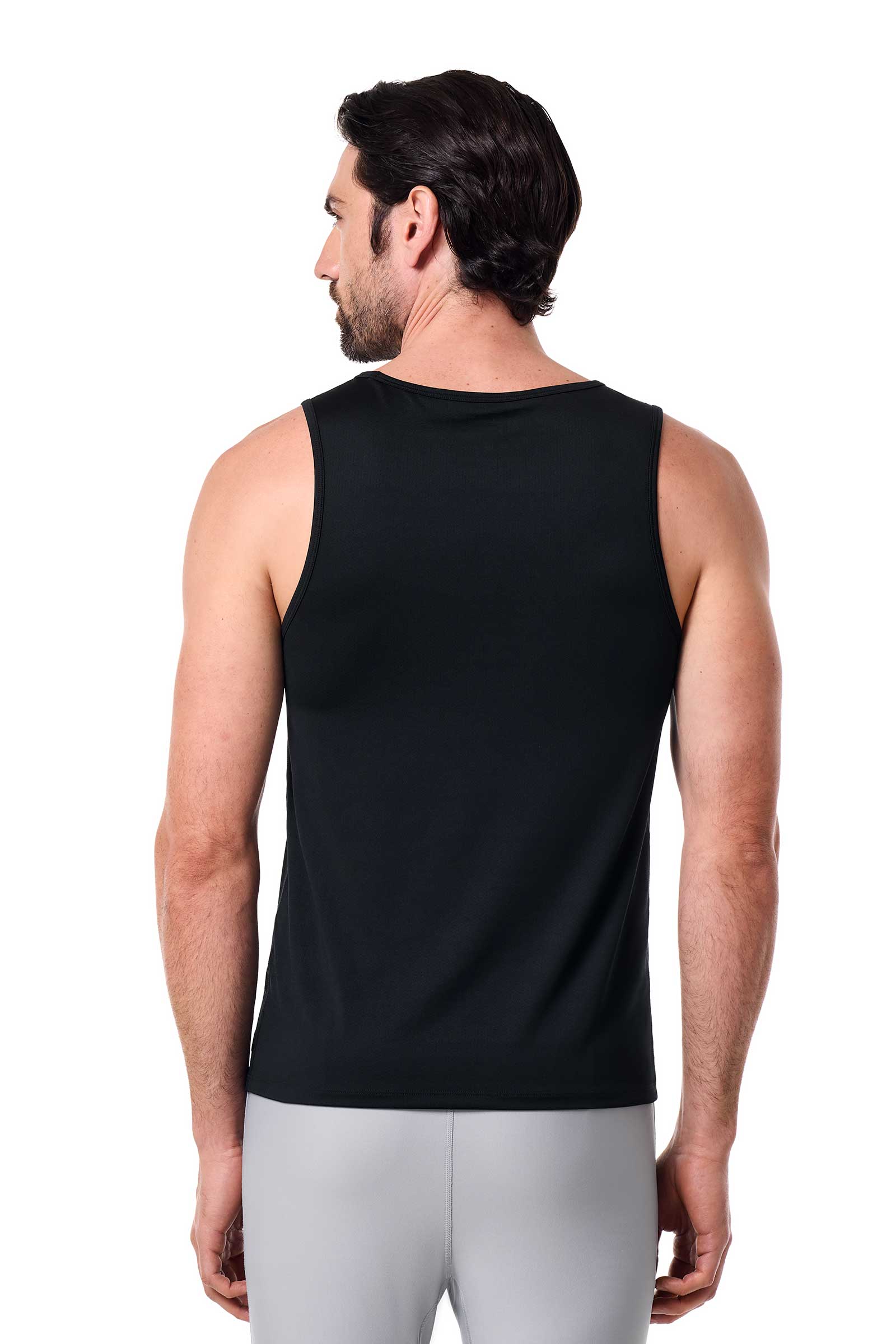 Coolibar Mens Dade Swim Tank UPF50 Relaxed Fit Sleeveless Sun Safe For Men Breathable Comfort