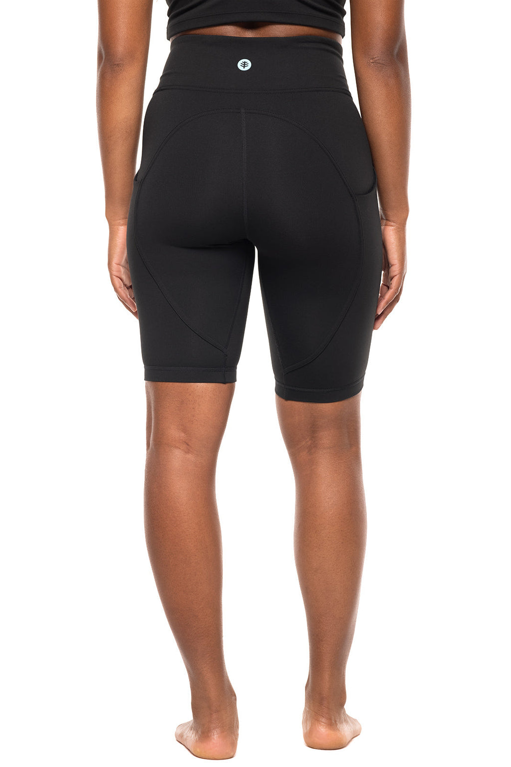 Coolibar Women's Ananda Bike Shorts UPF Fifty Plus FormFlex Sun Protective Compression For Active Women