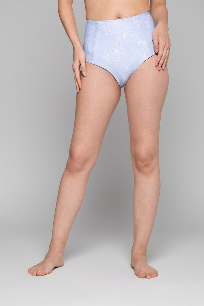Ocean Sculpt | Women's High Rise Bottoms | Skyride Perfect Peony
