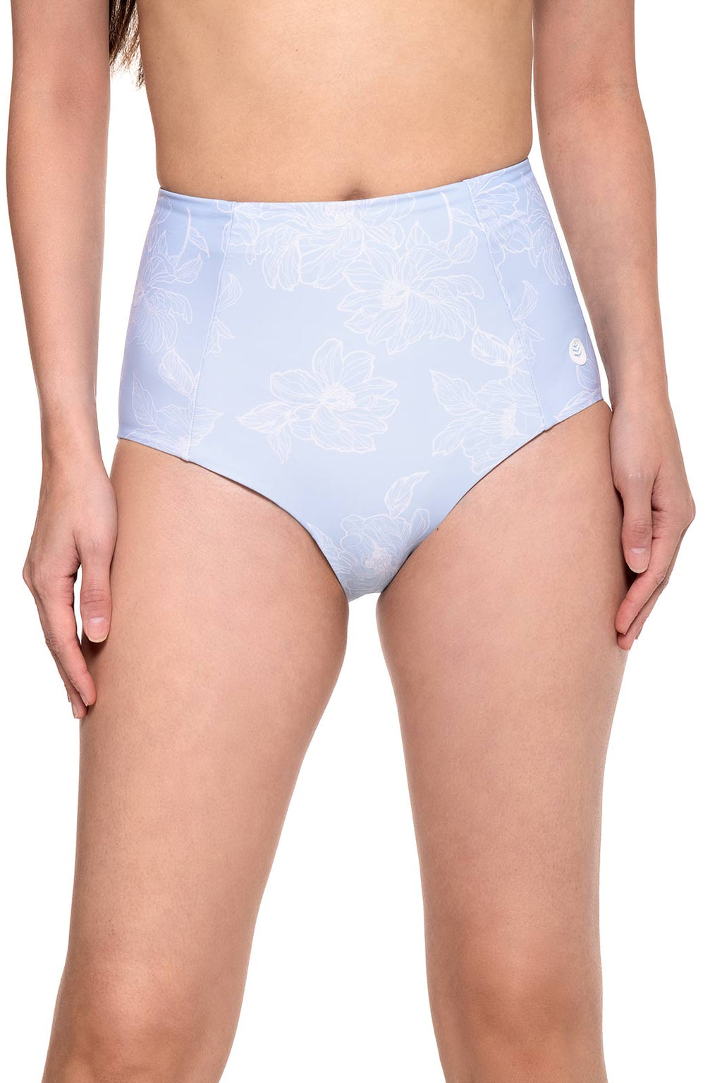 Ocean Sculpt | Women's High Rise Bottoms | Skyride Perfect Peony