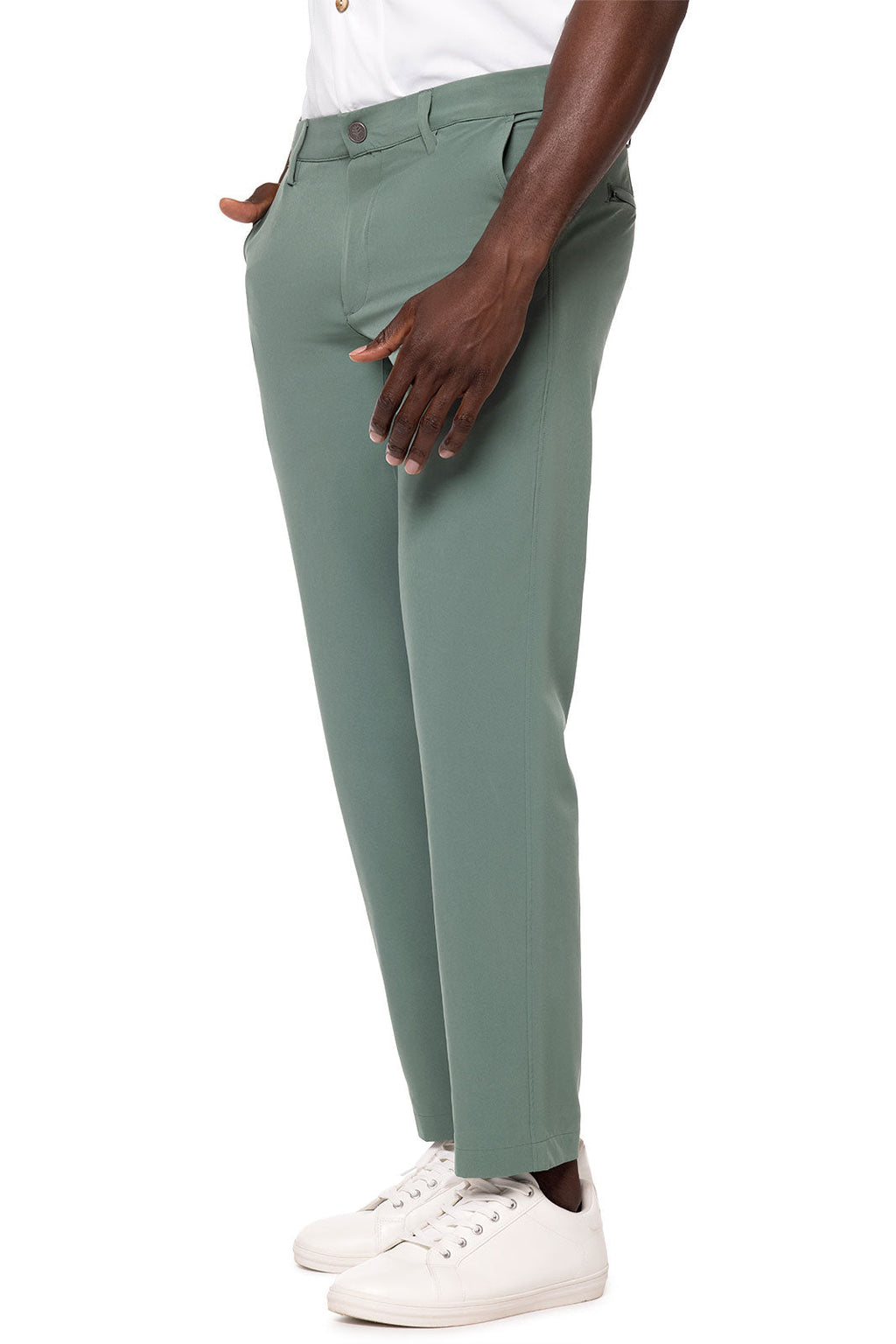 Coolibar Men's Westchester Travel Pants Rfid Blocking Pockets Retractable Waistband For Travelers Travel Ready