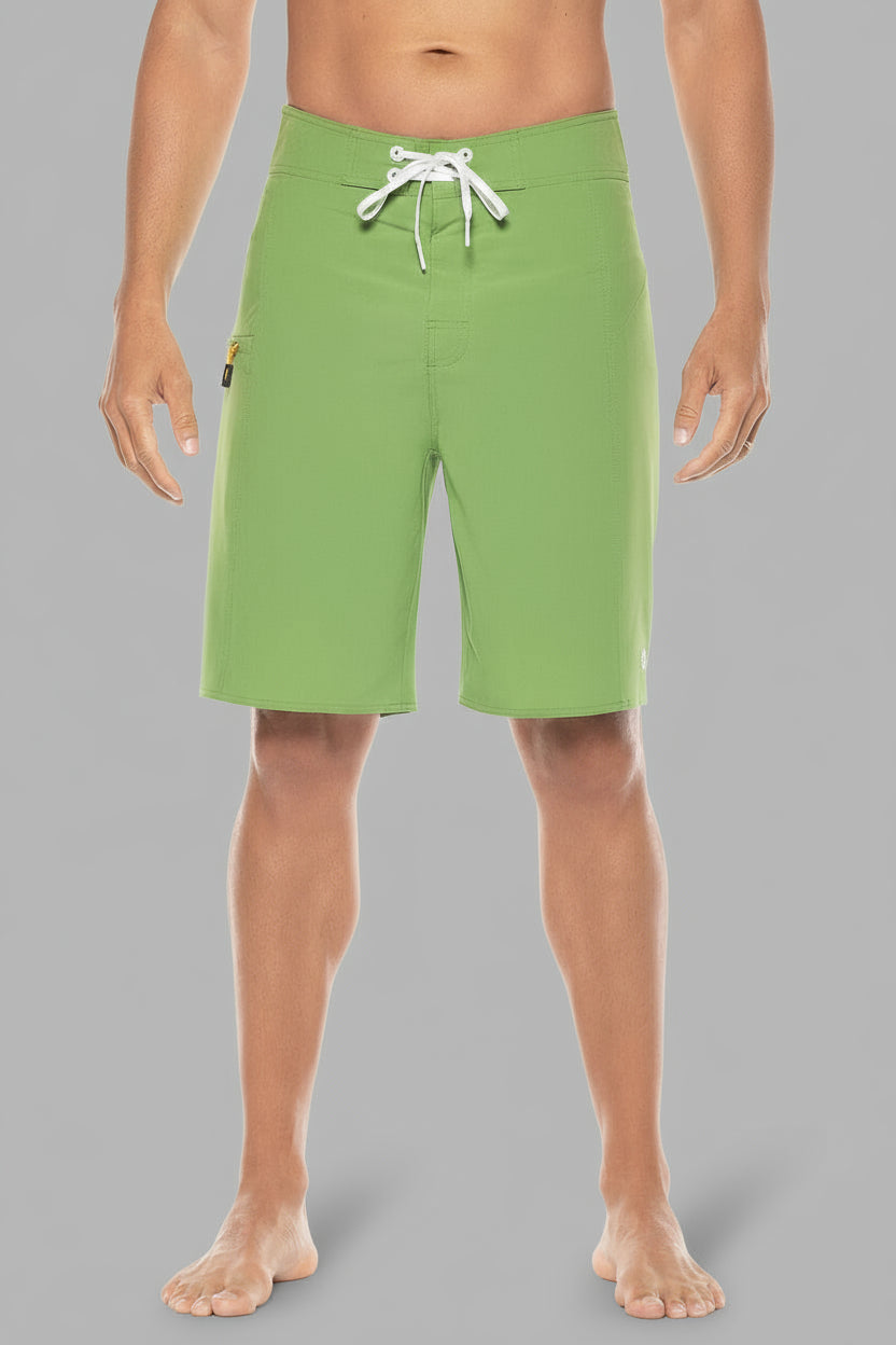 Coolibar Mens San Marino Boardshort Soft Fern UPF 50 Plus Quick Dry 4 Way Stretch Chlorine Resistant Saltwater Ready