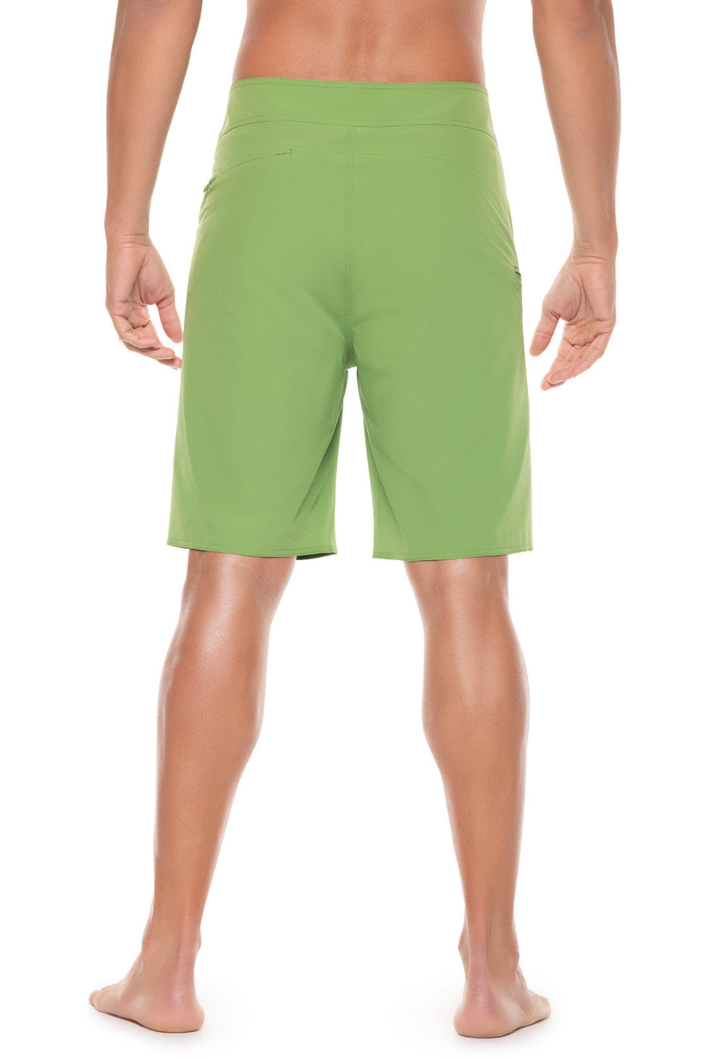 Coolibar Mens San Marino Boardshort Soft Fern UPF 50 Plus Quick Dry 4 Way Stretch Chlorine Resistant Saltwater Ready