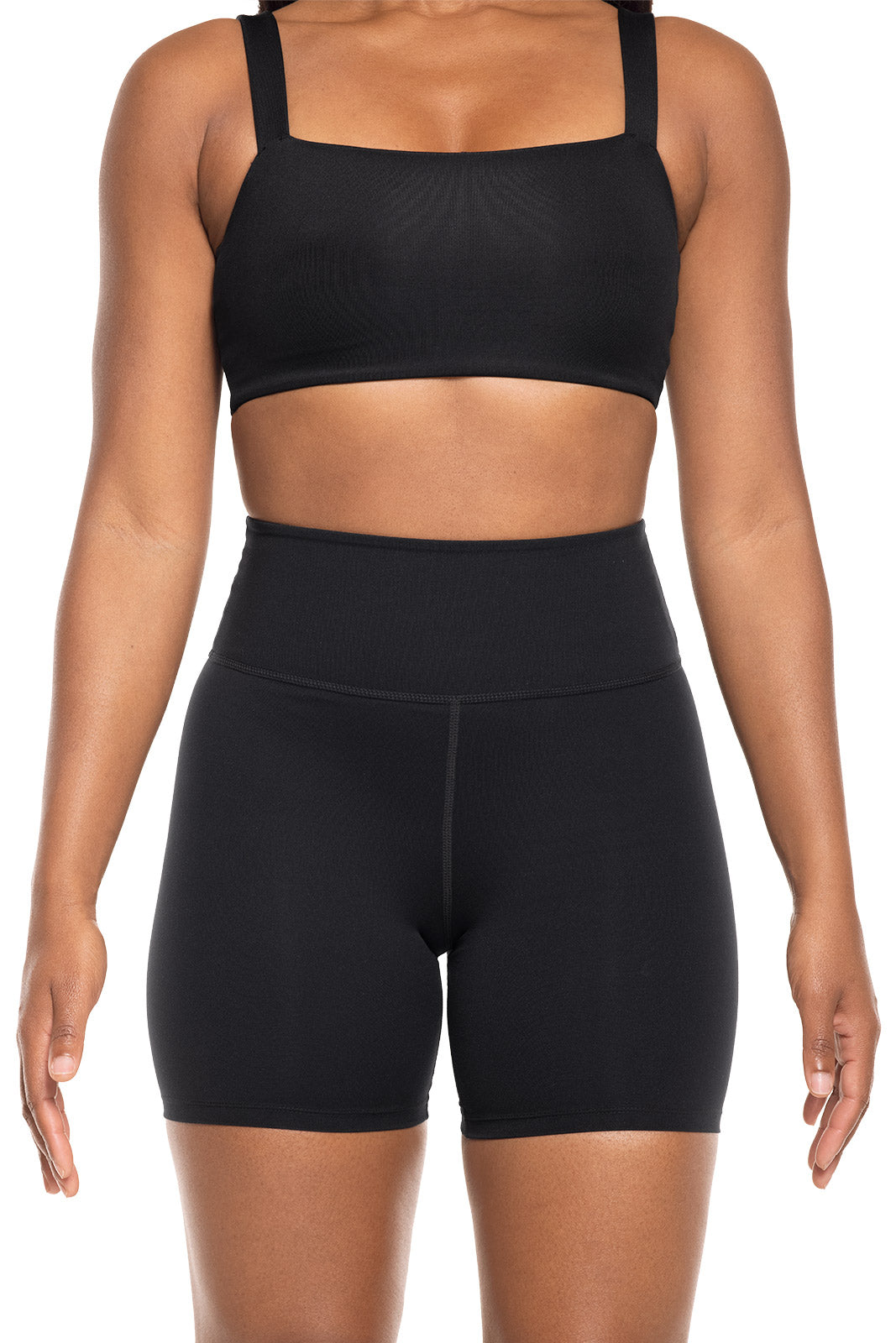 Coolibar Women's Shavasana High Rise Yoga Shorts UPF50 Plus Sun Protection With Front Pocket For Outdoor Yogis