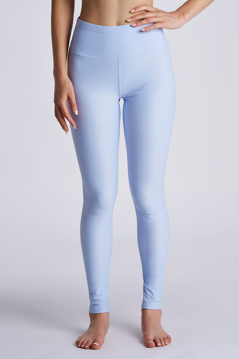 Ocean Sculpt | Women's High Rise Swim Leggings | Periwinkle