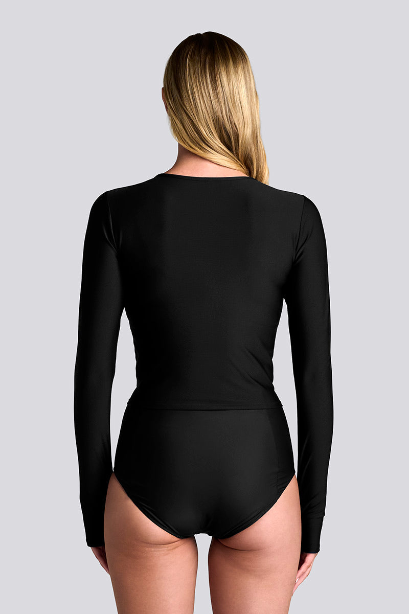 Bayfront | Women's Rash Guard | Black