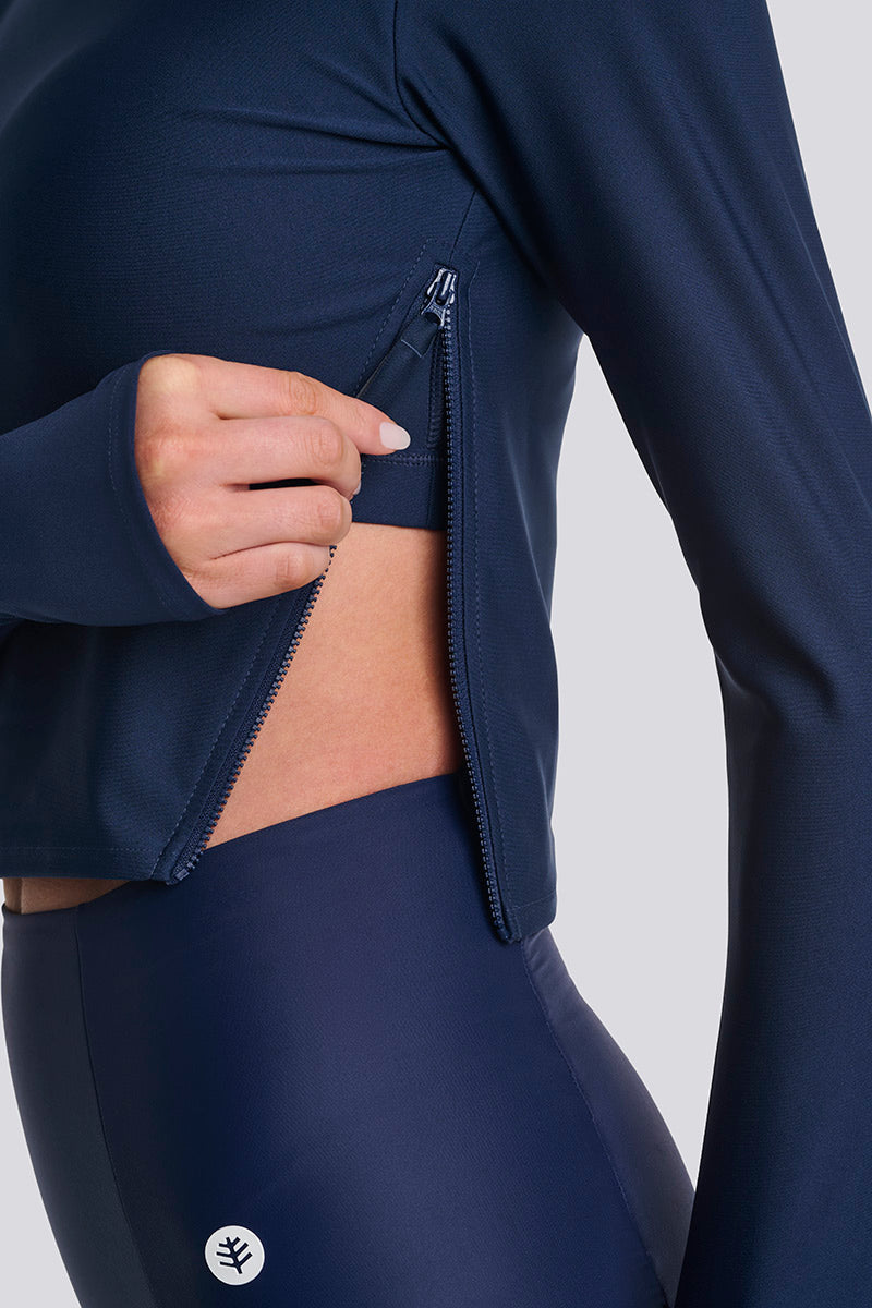 Bayfront | Women's Rash Guard | Navy