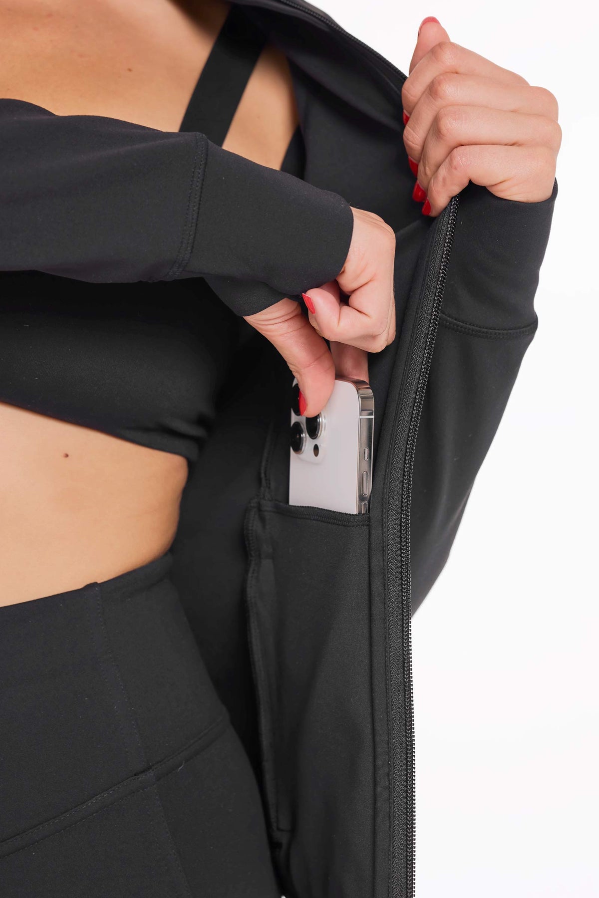 Namaste | Women's Yoga Jacket | Black