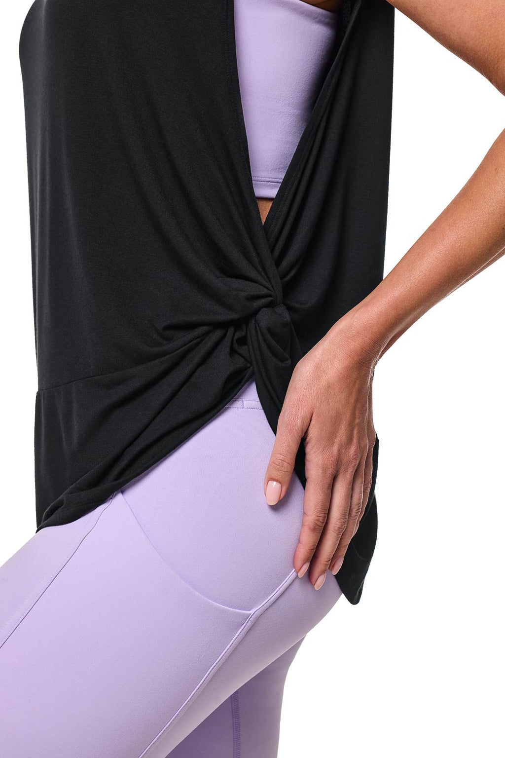 Coolibar Women's Supine Twist Yoga Tank UPF Fifty Sun Safe