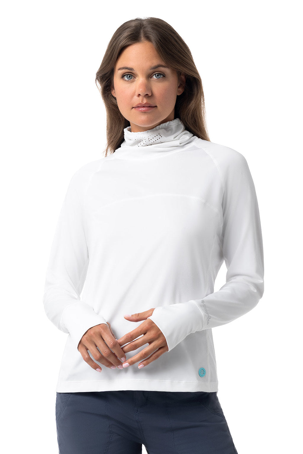 Paros | Women's Vented Fishing T-Shirt | White