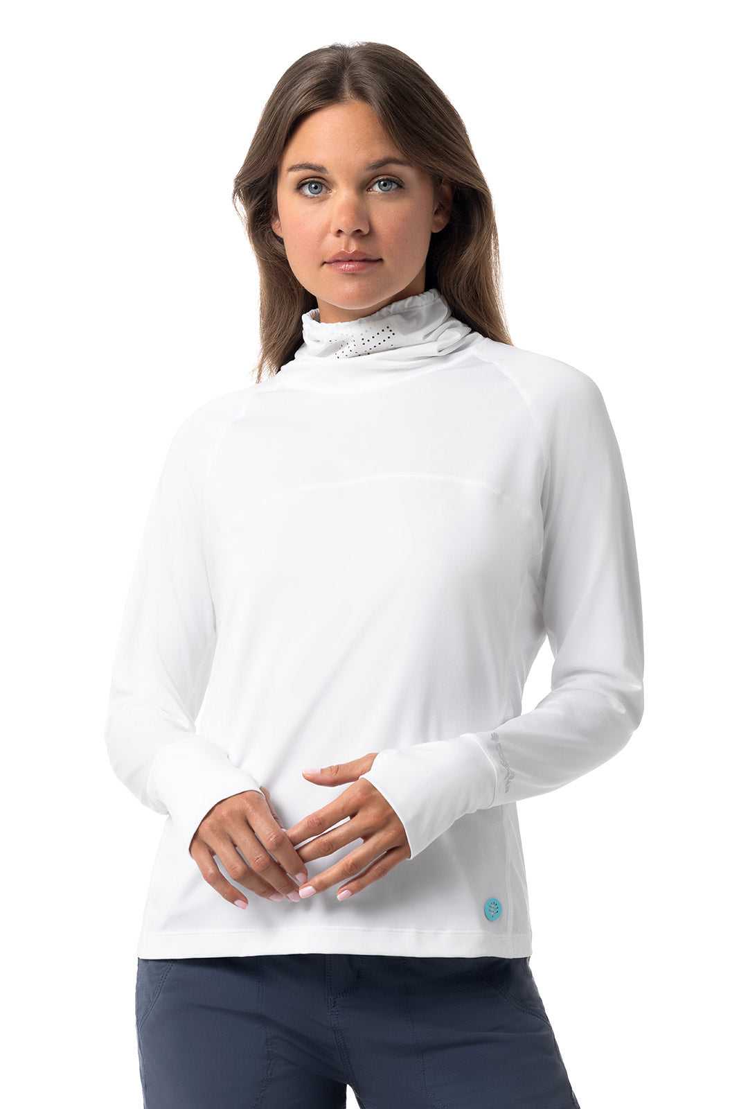 Paros | Women's Vented Fishing T-Shirt | White
