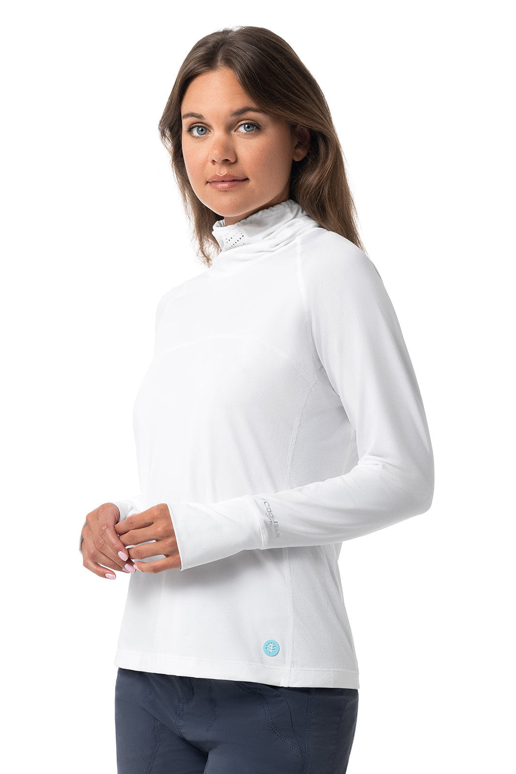 Paros | Women's Vented Fishing T-Shirt | White