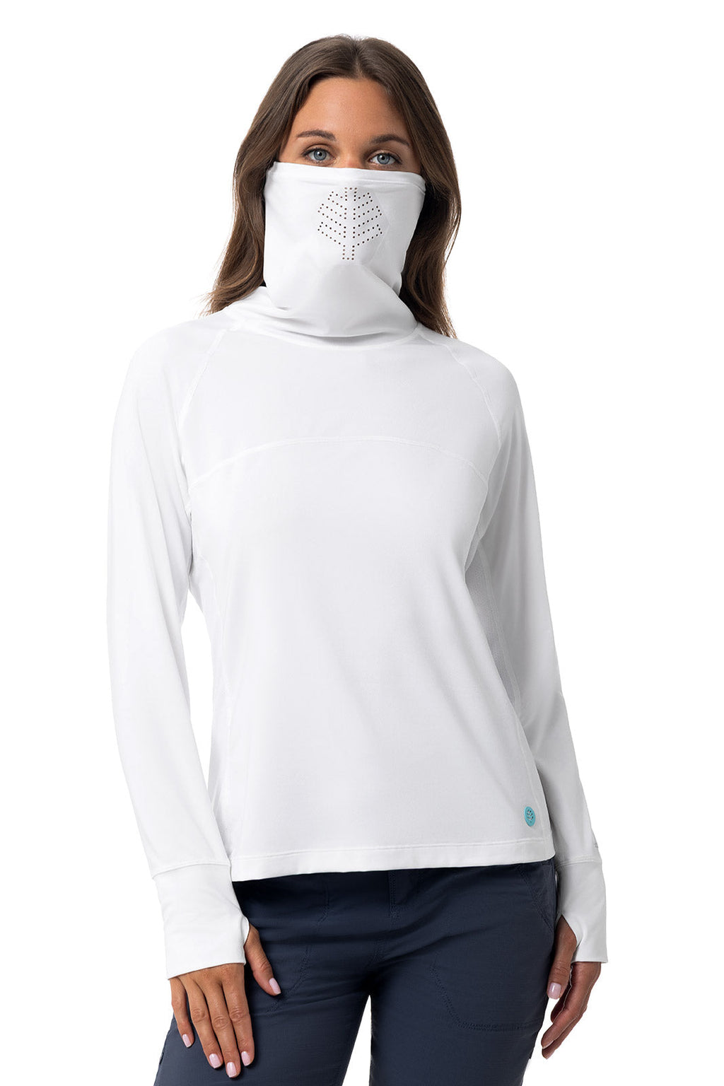 Paros | Women's Vented Fishing T-Shirt | White