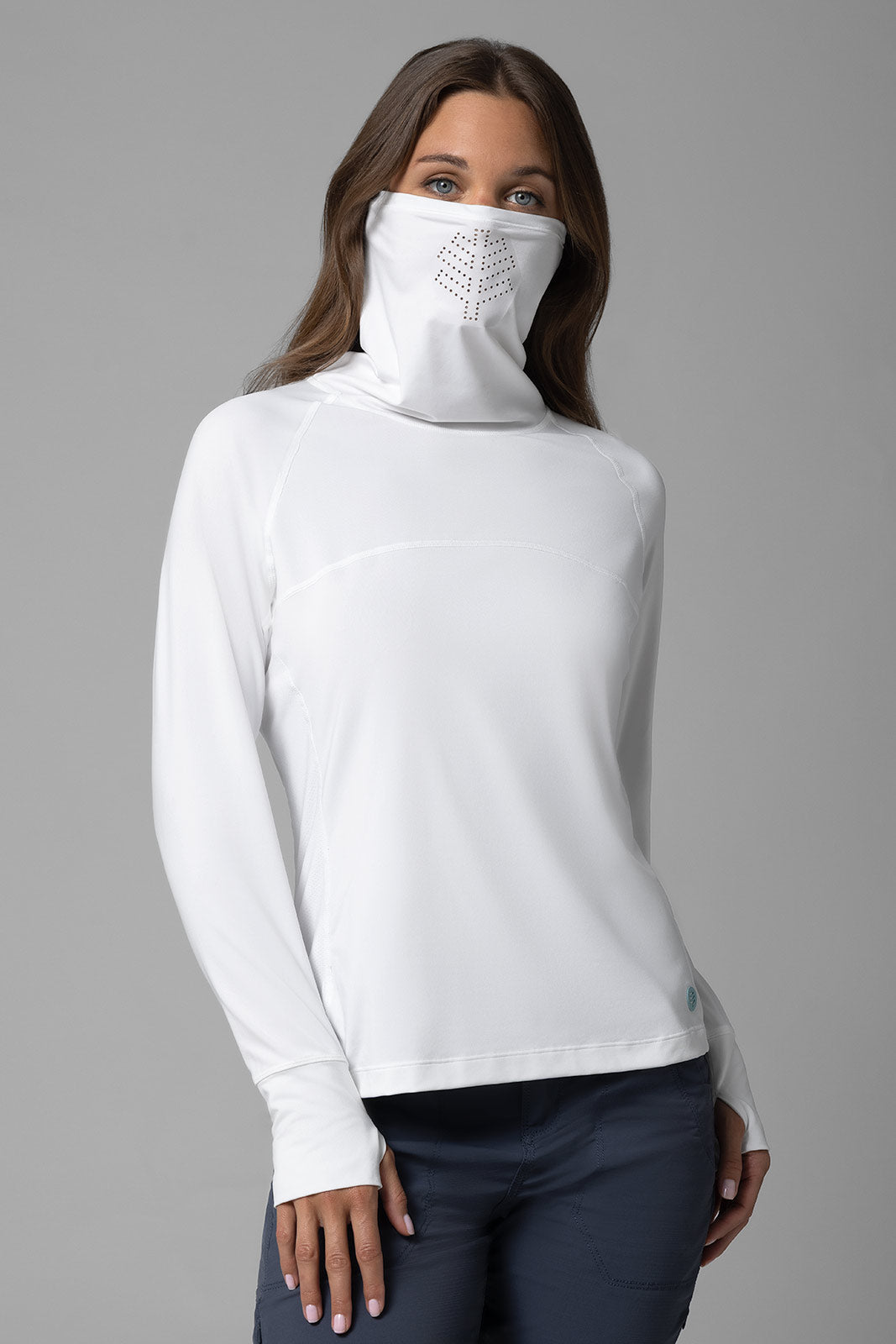 Paros | Women's Vented Fishing T-Shirt | White