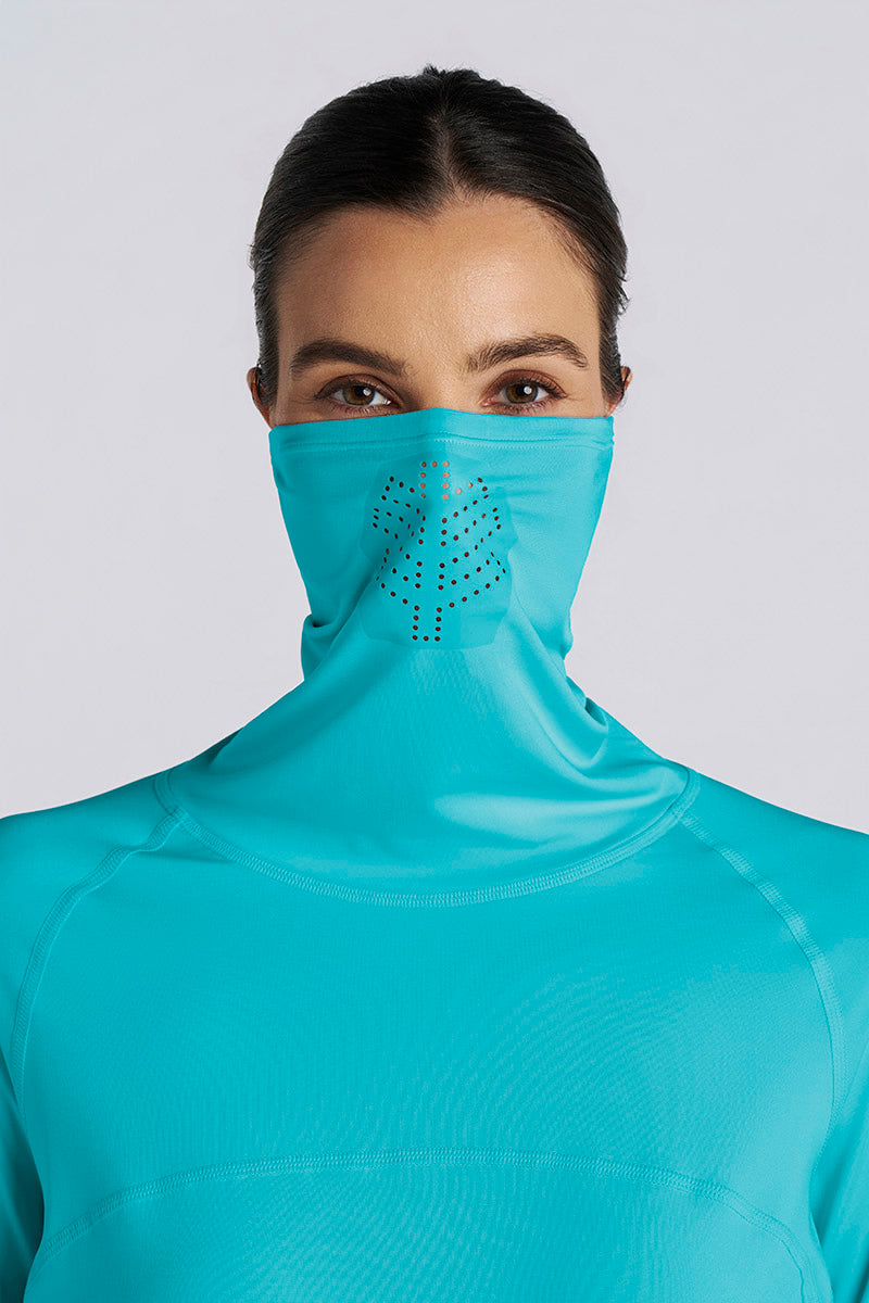 Paros | Women's Fishing T-Shirt | Coolibar Blue