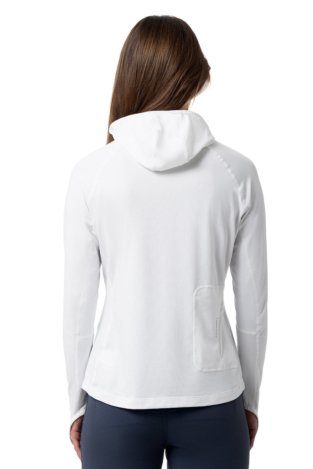 Paros | Women's Vented Fishing Hoodie | White