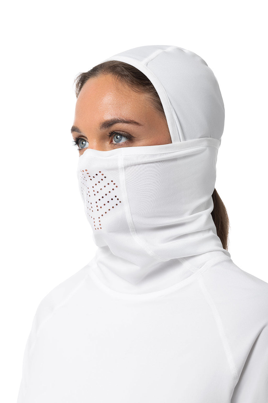 Paros | Women's Vented Fishing Hoodie | White