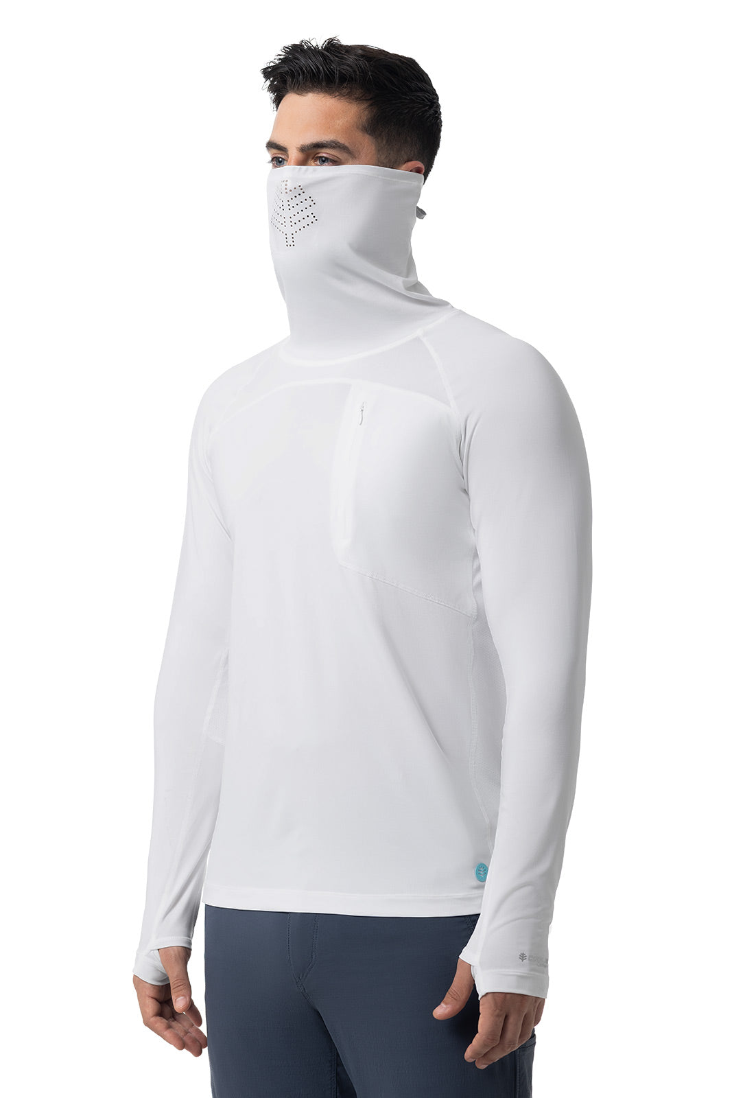 Andros | Men's Vented Fishing T-Shirt | White
