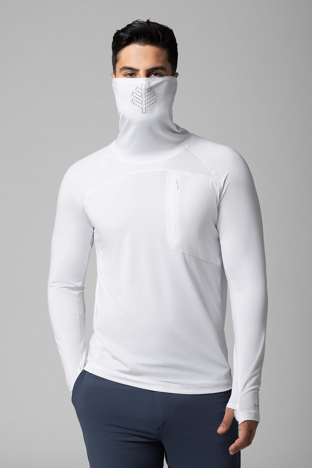 Andros | Men's Vented Fishing T-Shirt | White