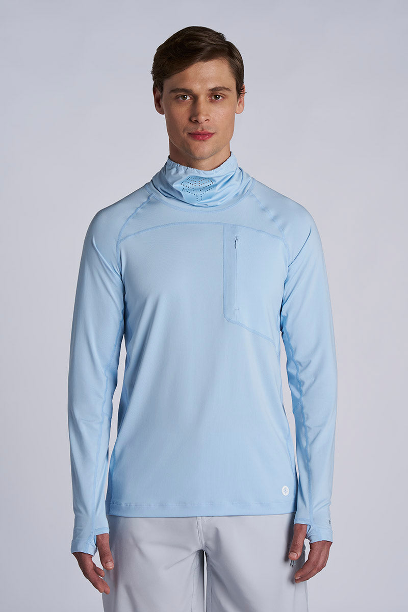 Andros | Men's Vented Fishing T-Shirt | Light Blue