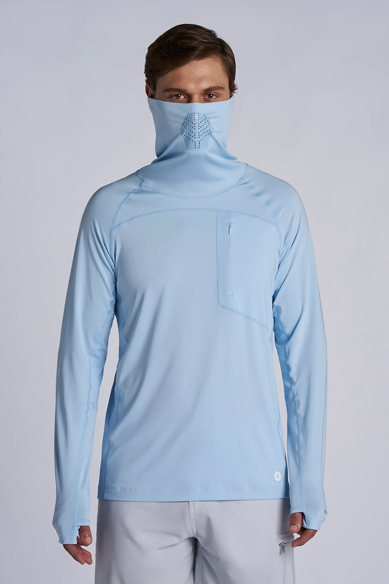 Andros | Men's Vented Fishing T-Shirt | Light Blue