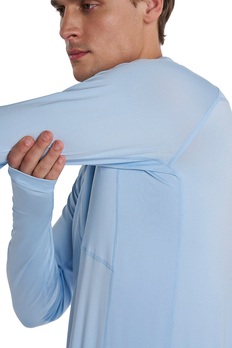 Andros | Men's Vented Fishing T-Shirt | Light Blue