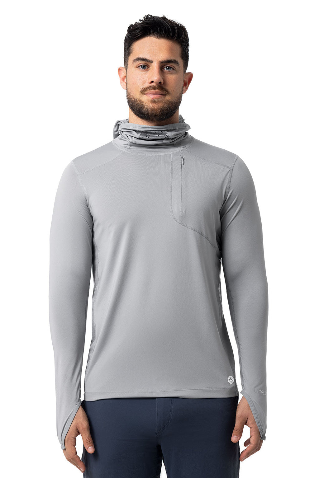 Andros | Men's Vented Fishing Hoodie | Slate