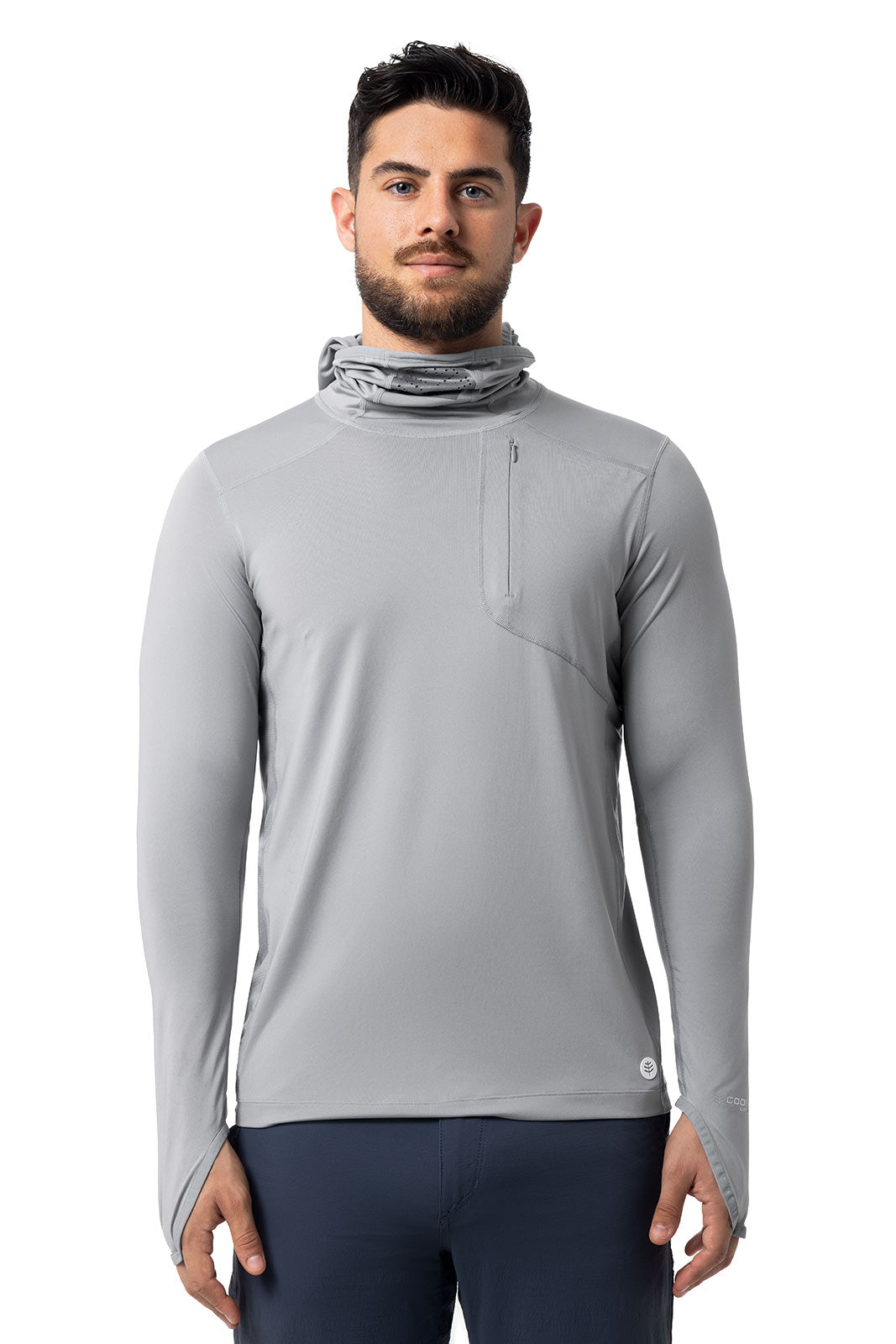 Andros | Men's Vented Fishing Hoodie | Slate