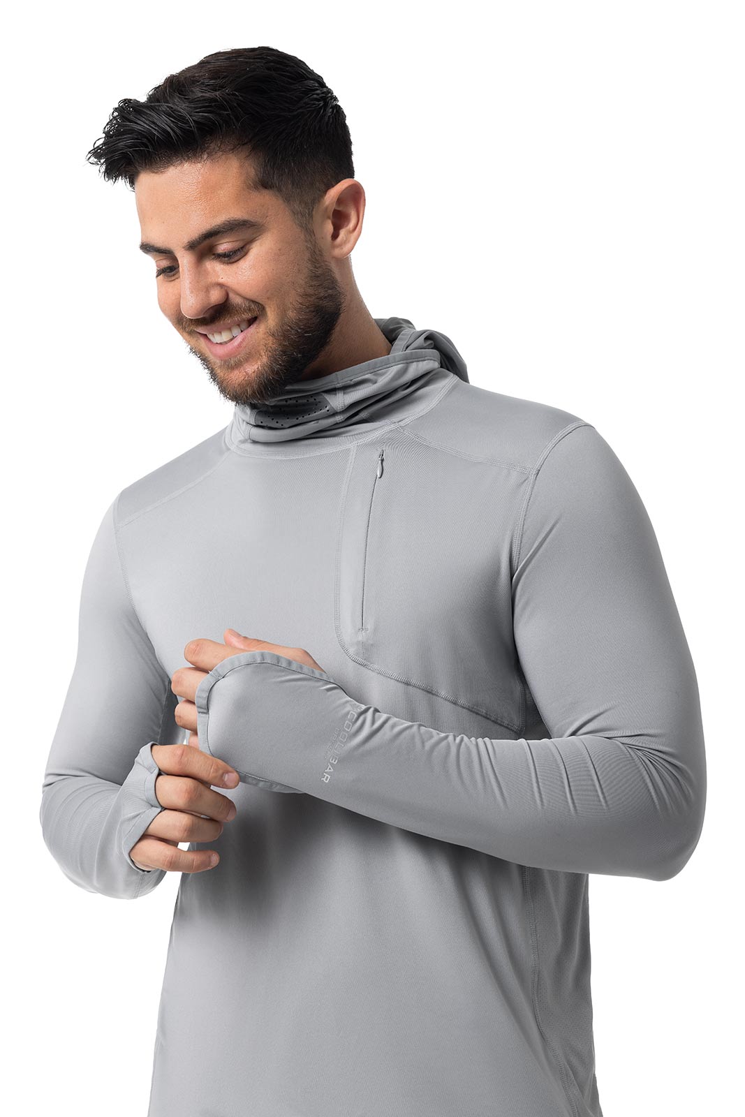 Andros | Men's Vented Fishing Hoodie | Slate