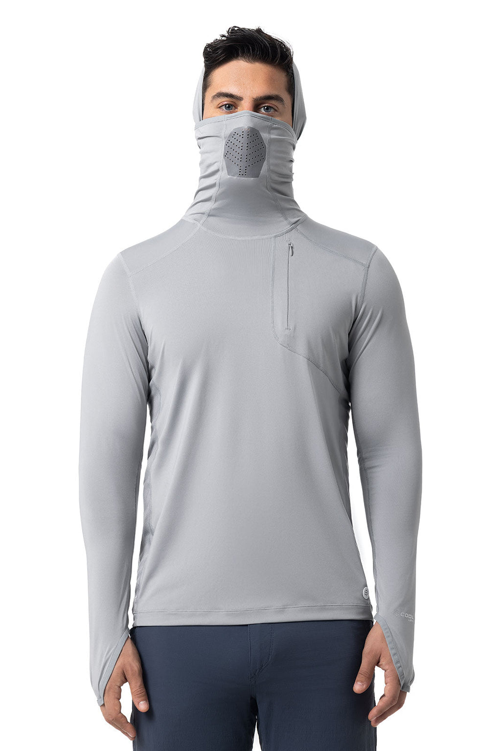 Andros | Men's Vented Fishing Hoodie | Slate