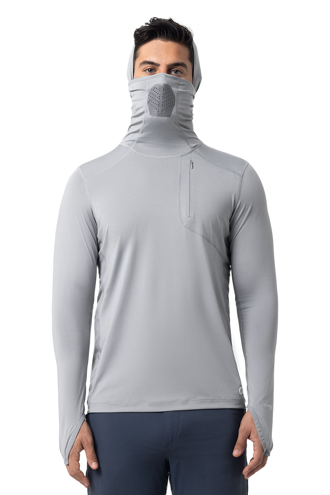 Andros | Men's Vented Fishing Hoodie | Slate