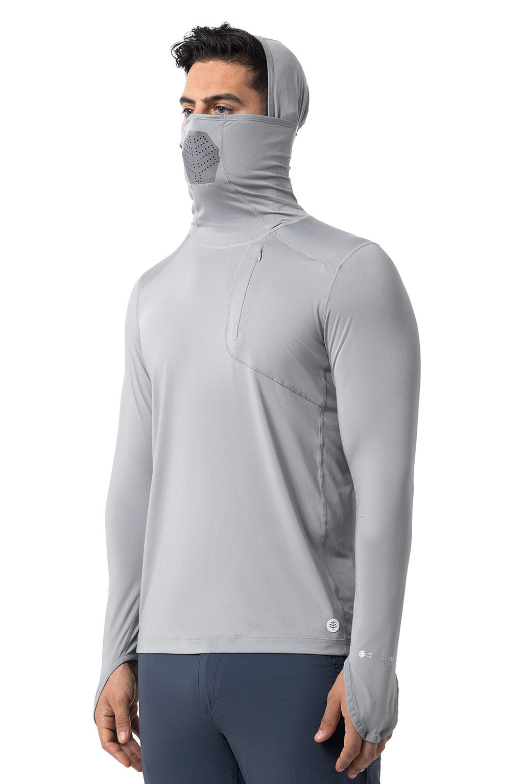 Andros | Men's Vented Fishing Hoodie | Slate