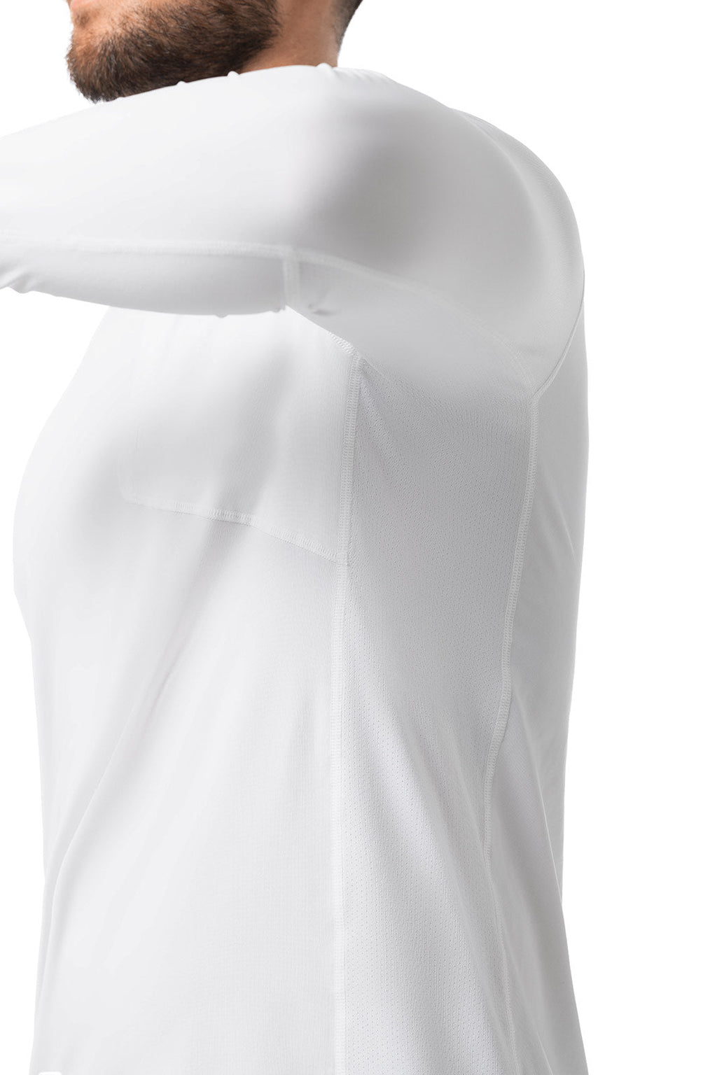 Andros | Men's Vented Fishing Hoodie | White