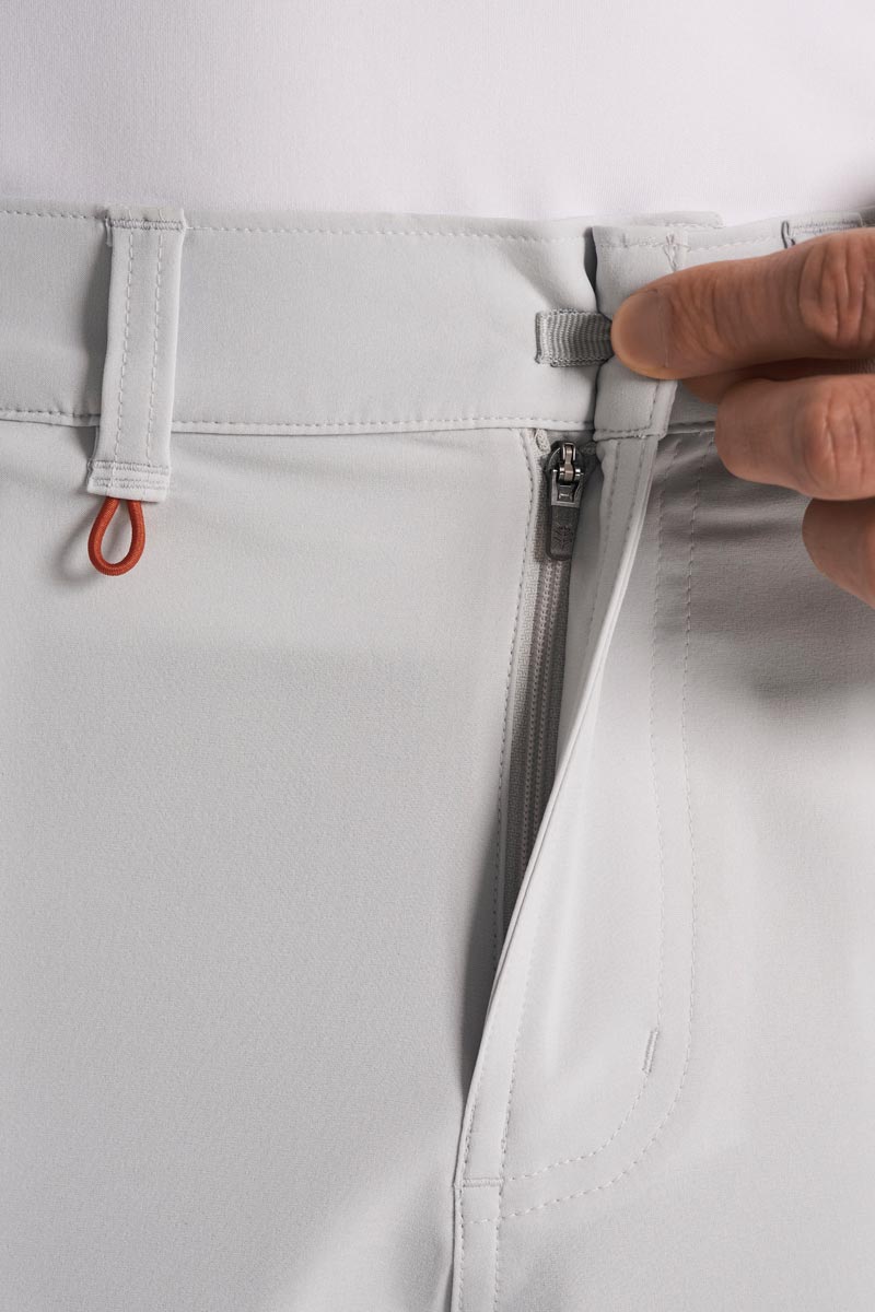 Fisher Island | Men's Fishing & Boating Shorts | Sleek Grey