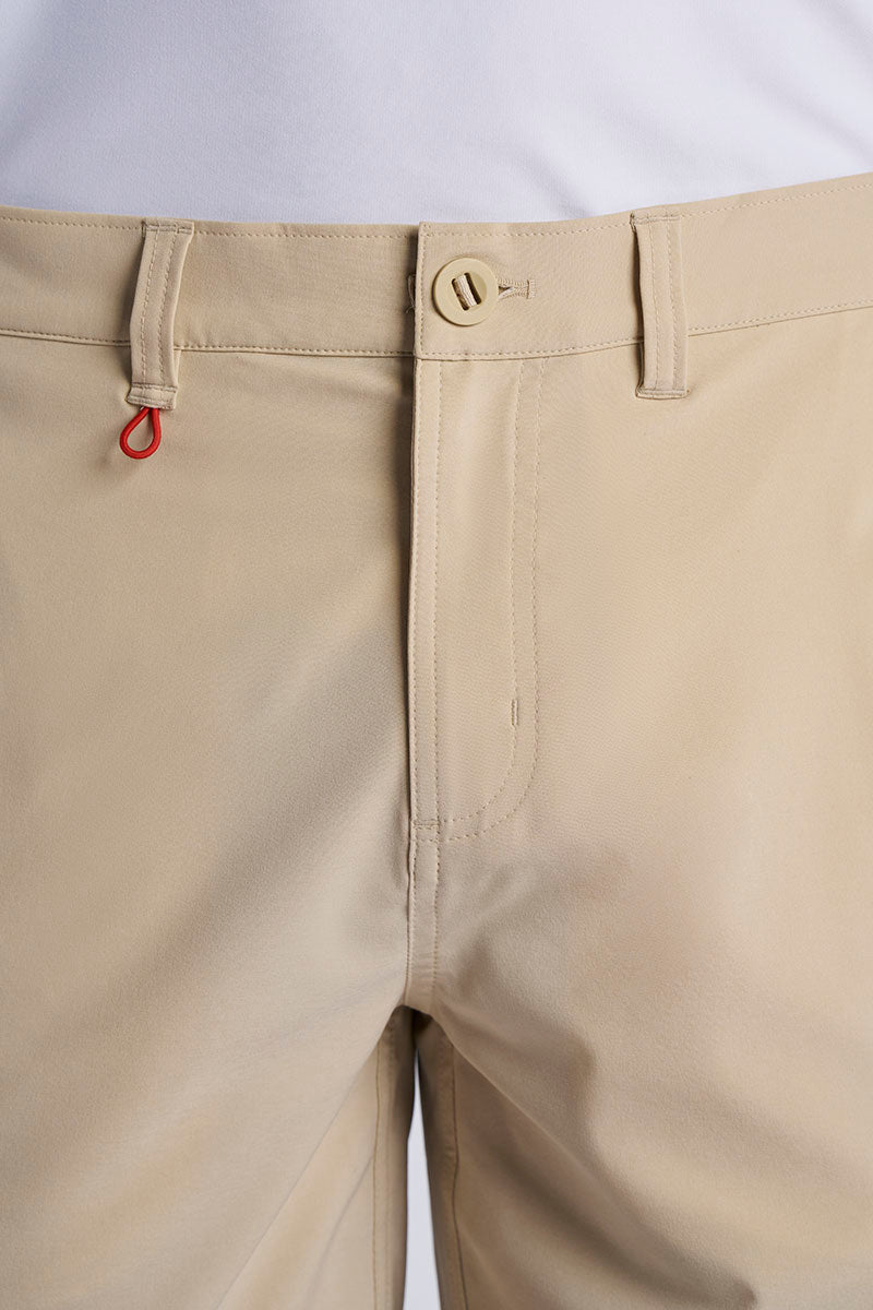 Fisher Island | Men's Fishing & Boating Shorts | Pale Khaki